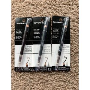 Lot of 3 - Covergirl Perfect Blend Point Plus Eyeliner Pencil, #100 105 110
